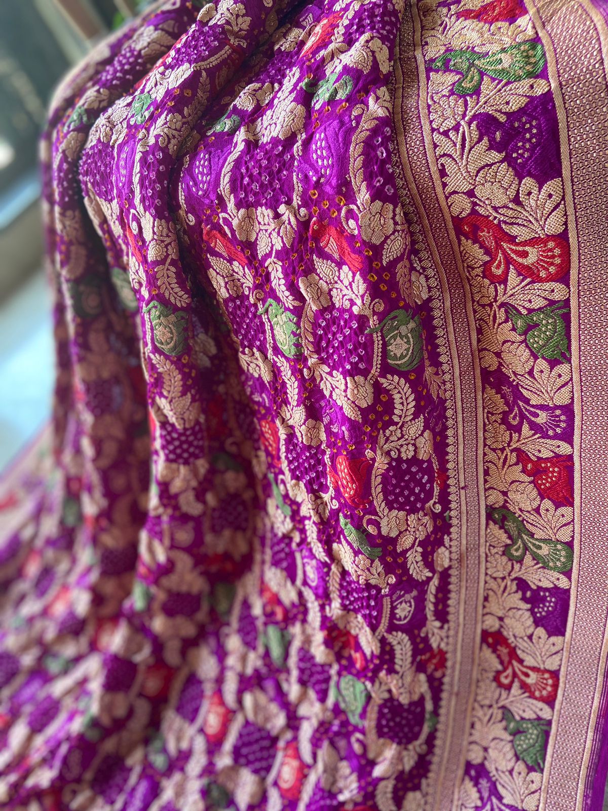 Sandhya - Twilight Meenakari Motif Saree