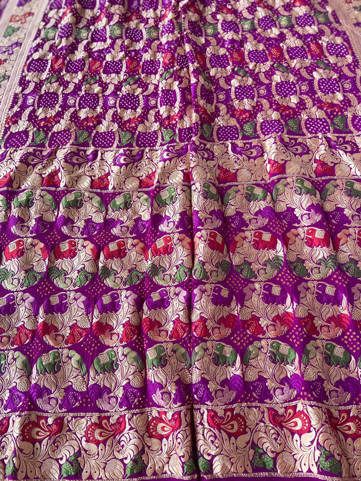 Sandhya - Twilight Meenakari Motif Saree
