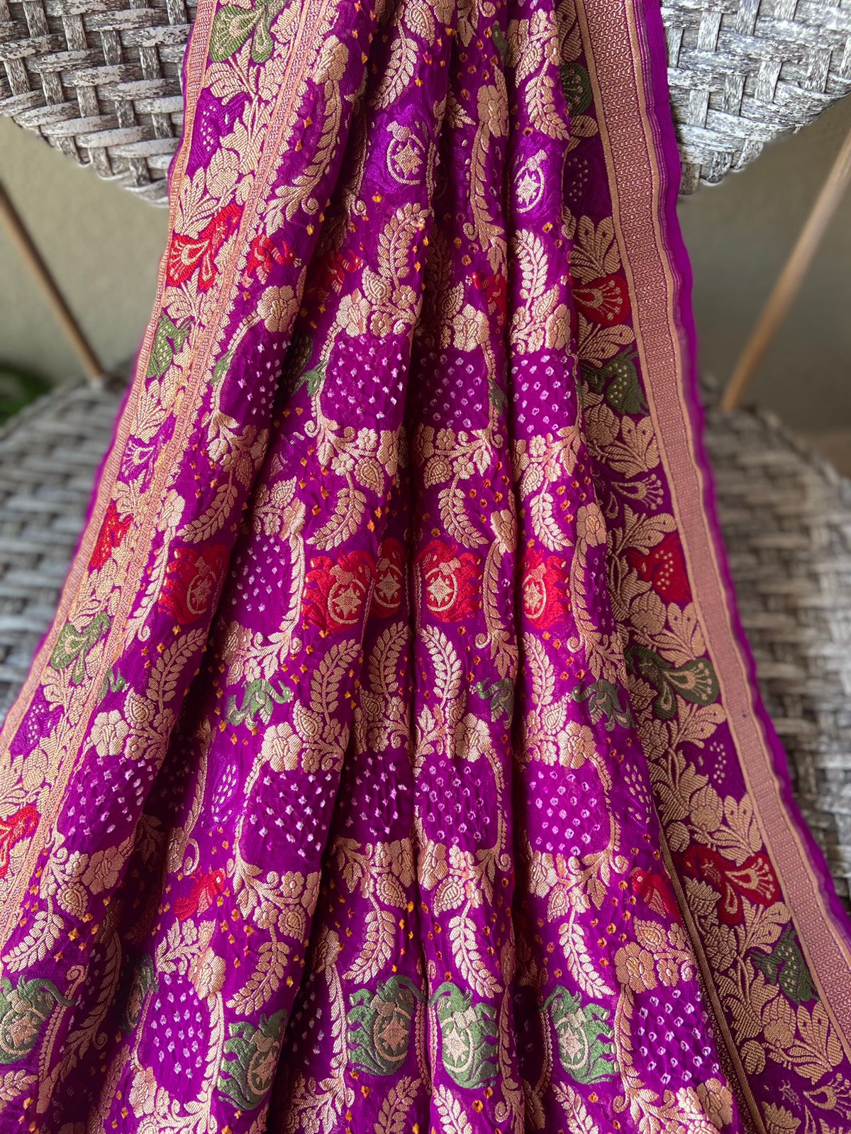 Sandhya - Twilight Meenakari Motif Saree