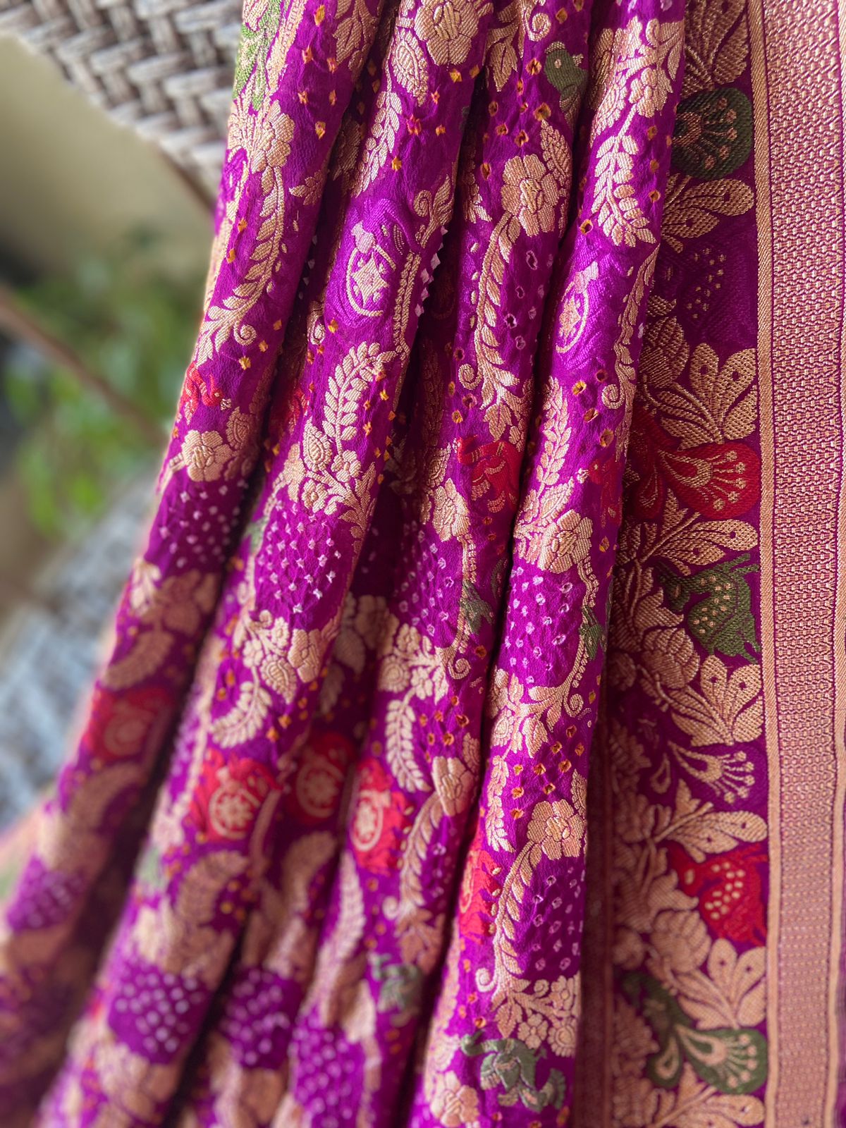 Sandhya - Twilight Meenakari Motif Saree