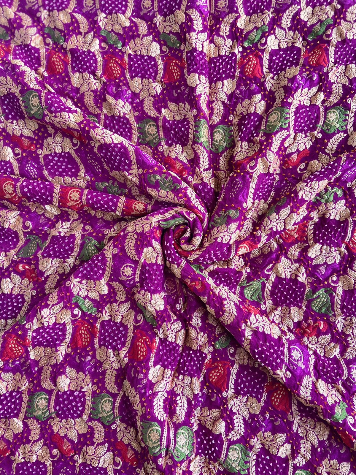 Sandhya - Twilight Meenakari Motif Saree