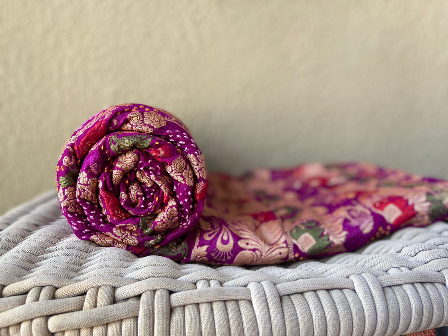 Sandhya - Twilight Meenakari Motif Saree