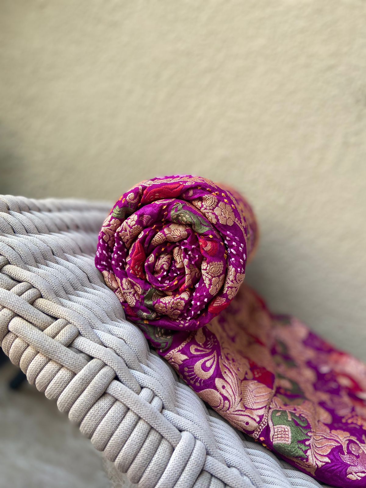 Sandhya - Twilight Meenakari Motif Saree