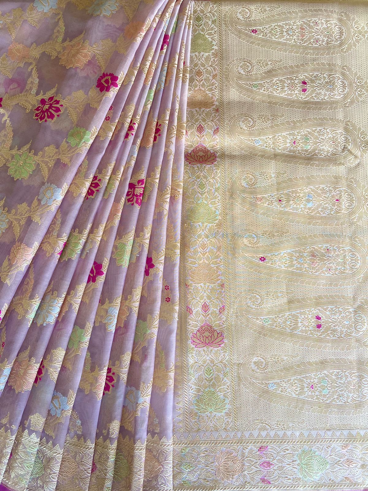 Kamya - Wishful Desires Banarasi Organza Silk Saree