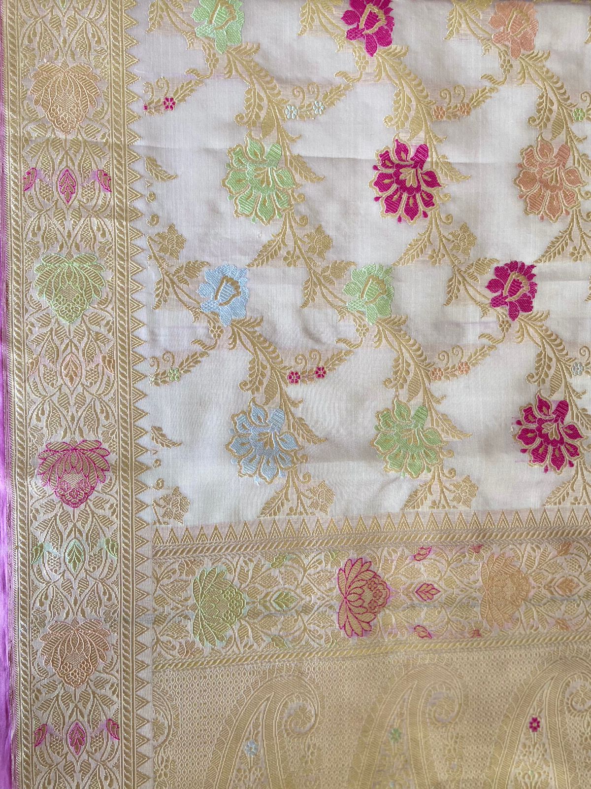 Kamya - Wishful Desires Banarasi Organza Silk Saree