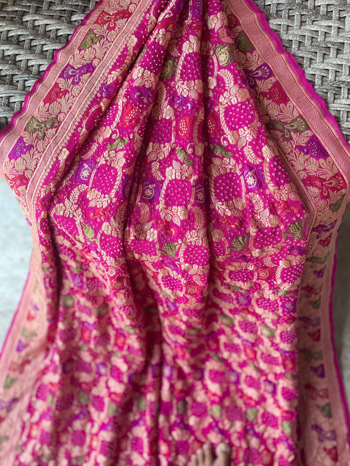Apeksha - Hope Meenakari Motif Saree