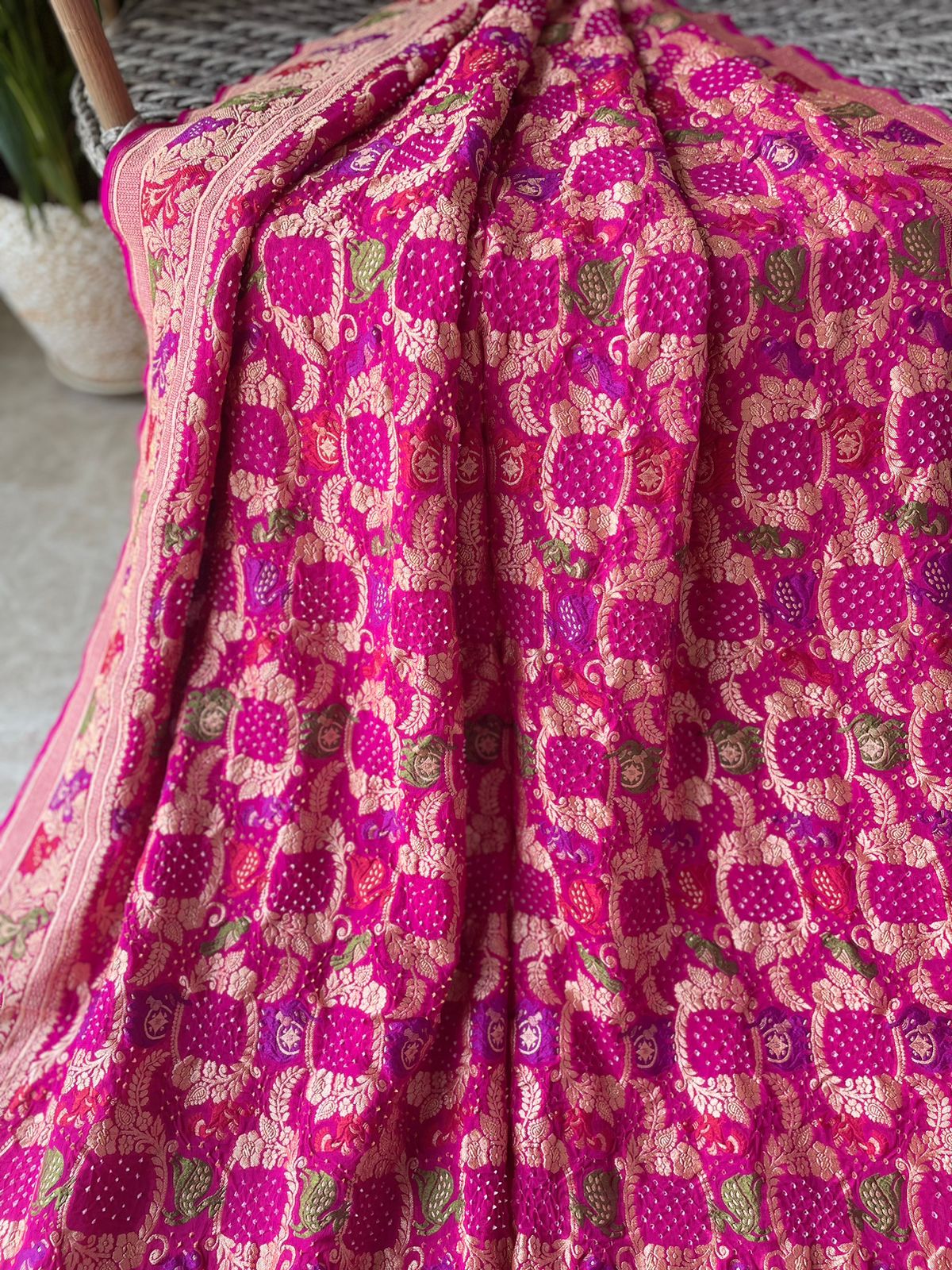 Apeksha - Hope Meenakari Motif Saree