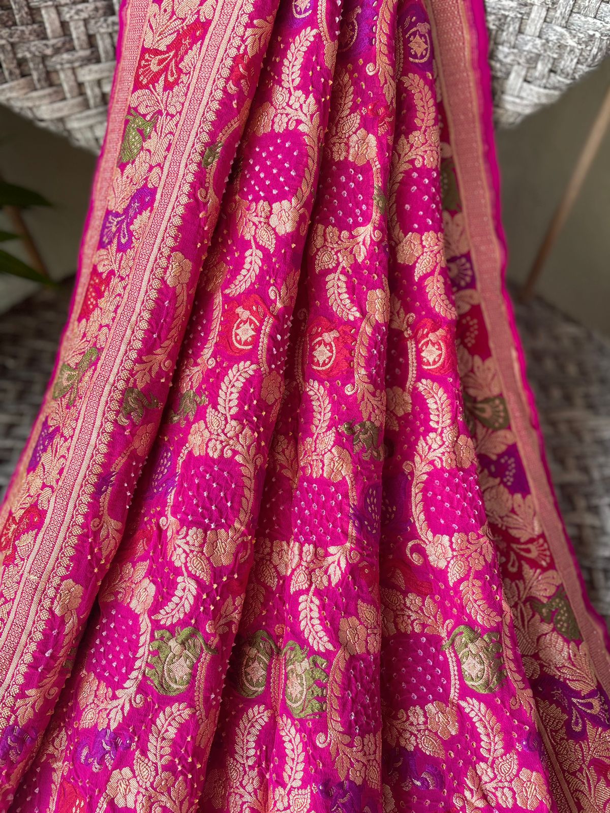 Apeksha - Hope Meenakari Motif Saree