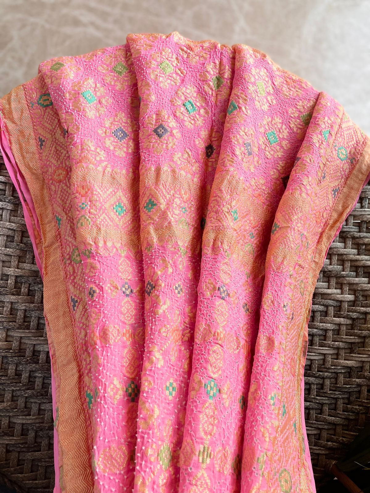 Nitaara - Deeply Rooted Meenakari Dupatta