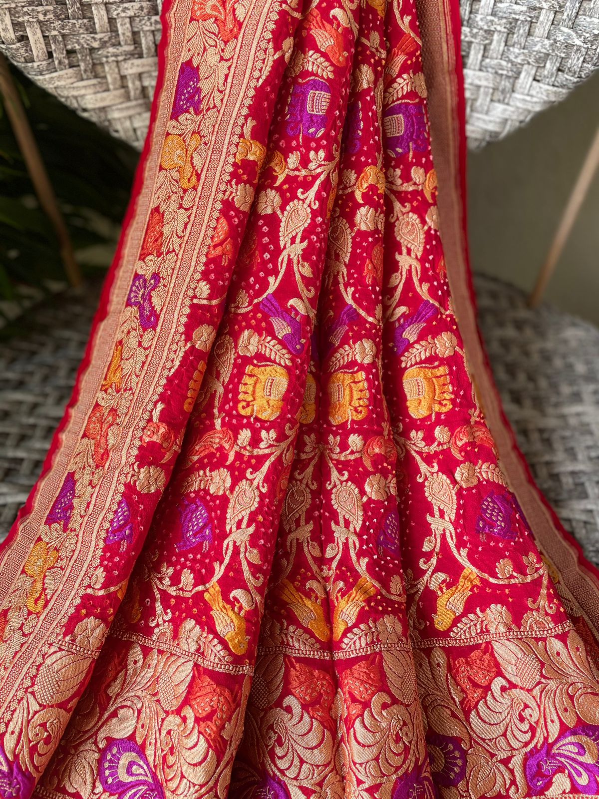 Amita - Unmeasurable Meenakari Motif Dupatta