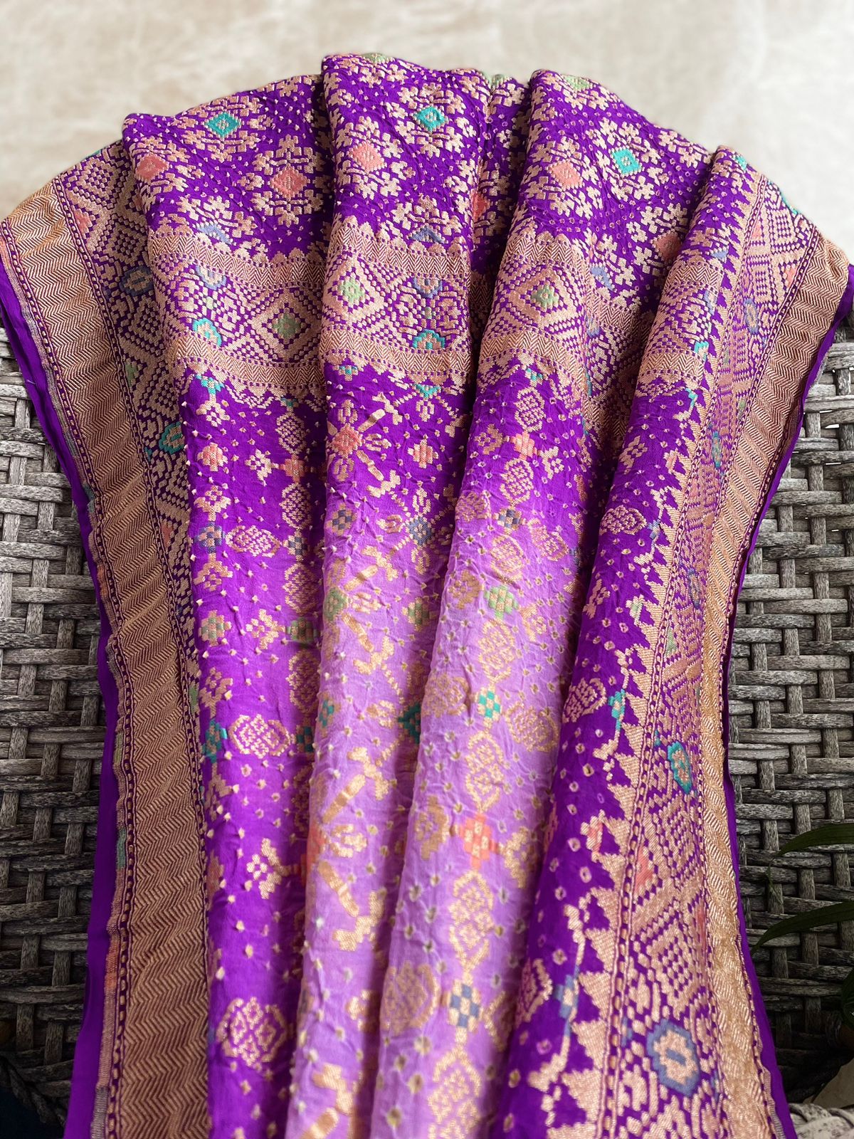 Tabassum - Smile of a Princess Meenakari Dupatta