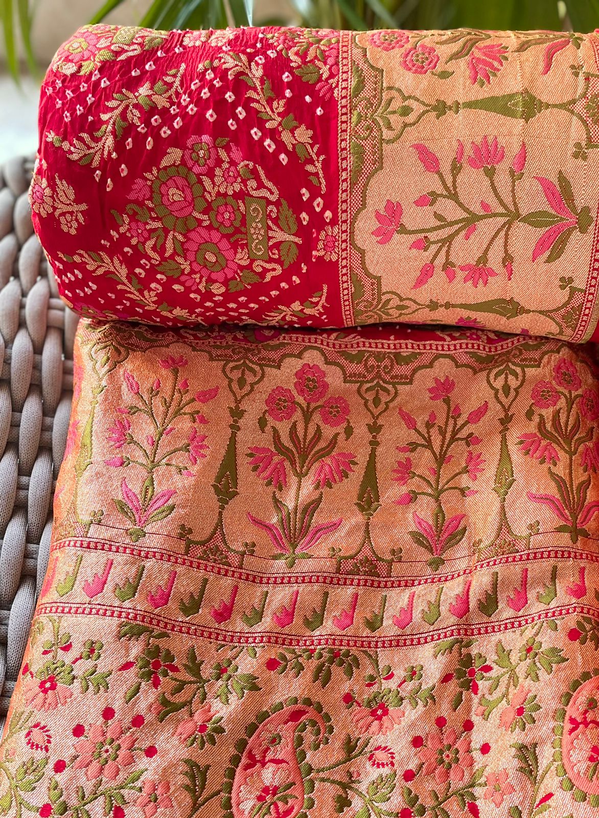 Mitali - Bond Between Friendship Meenakari Motif Saree