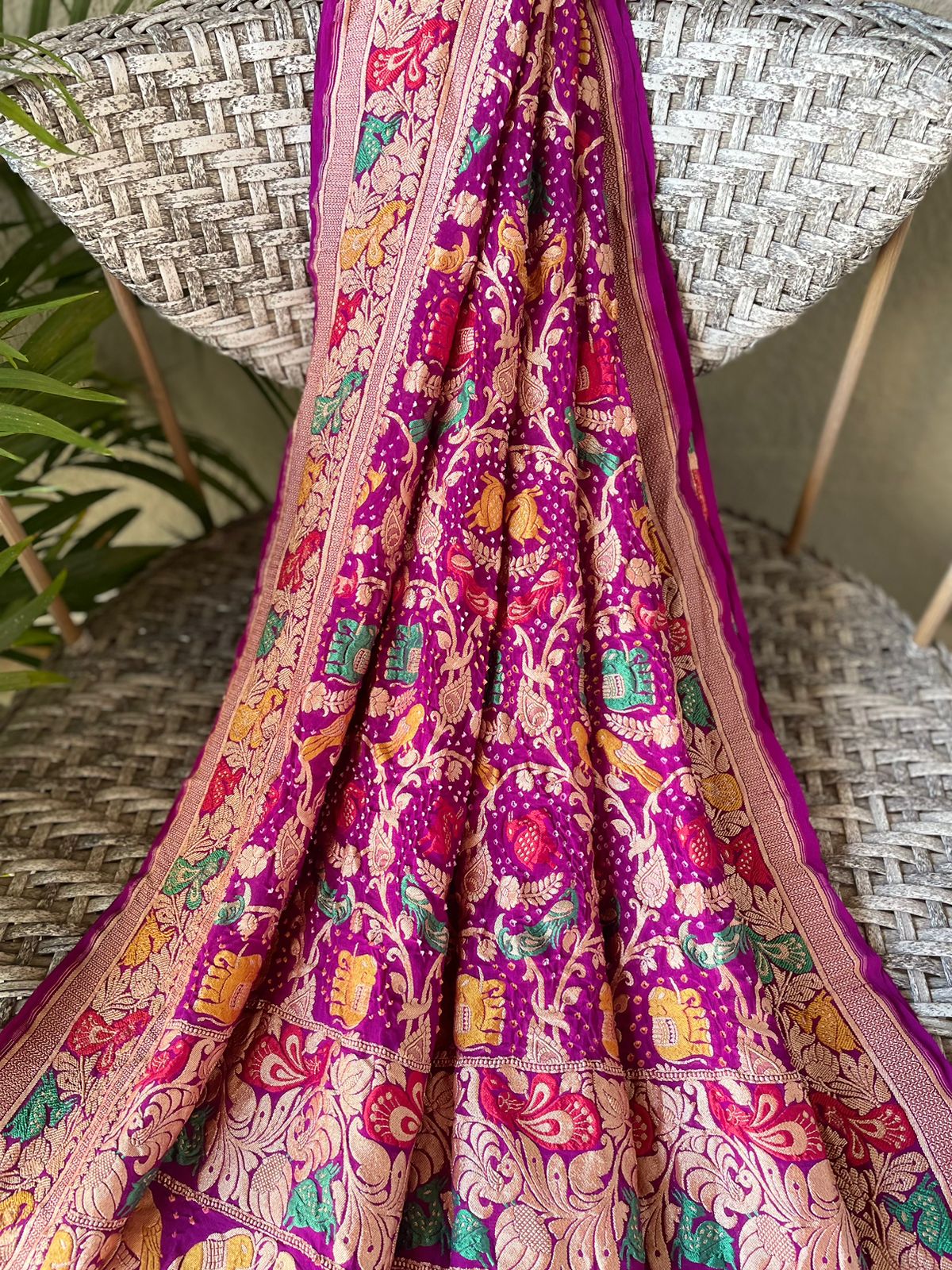 Aasha - Ray of Hope Meenakari Motif Dupatta