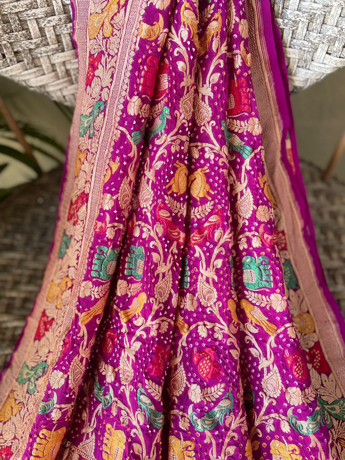 Aasha - Ray of Hope Meenakari Motif Dupatta