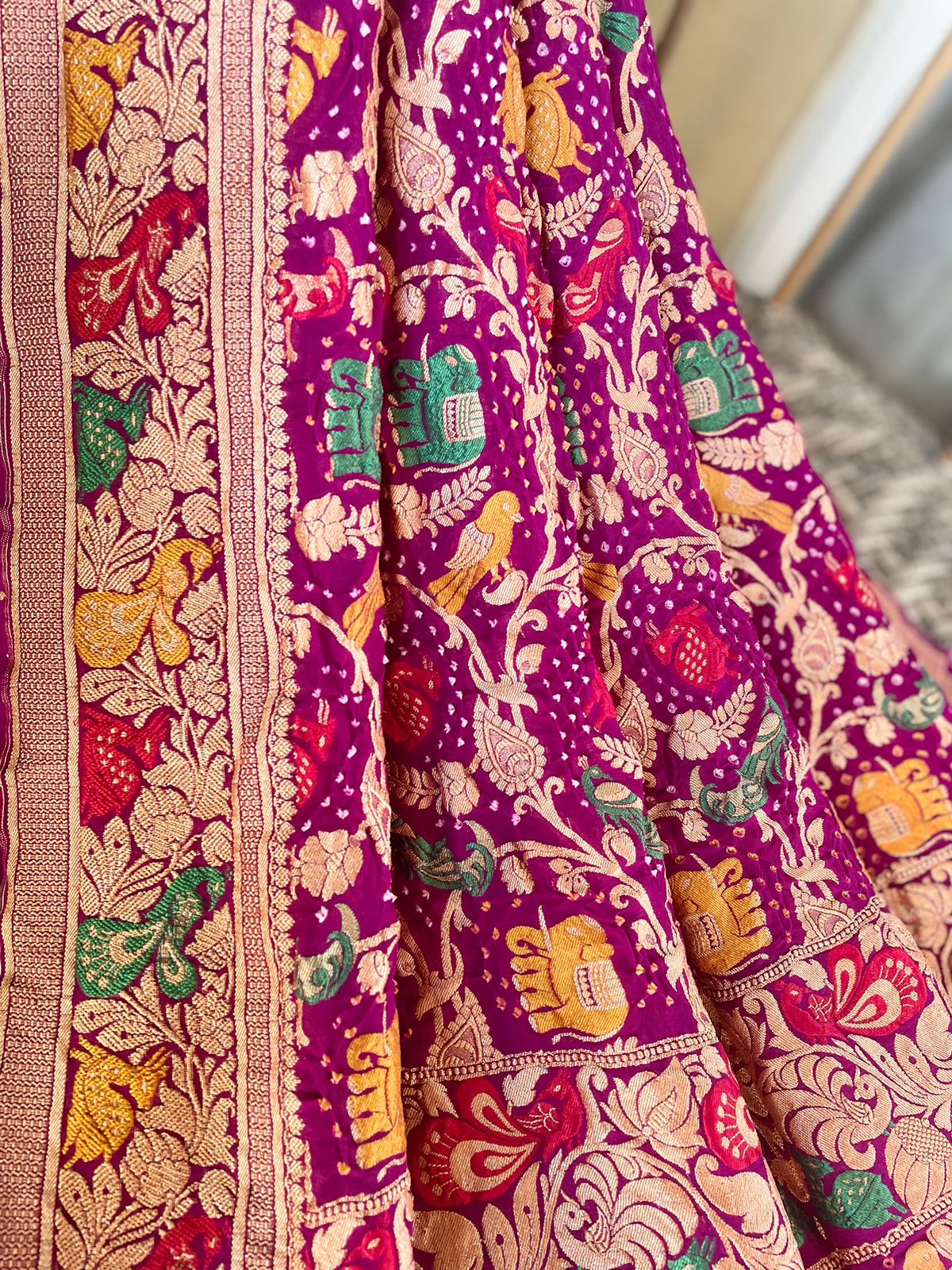 Aasha - Ray of Hope Meenakari Motif Dupatta