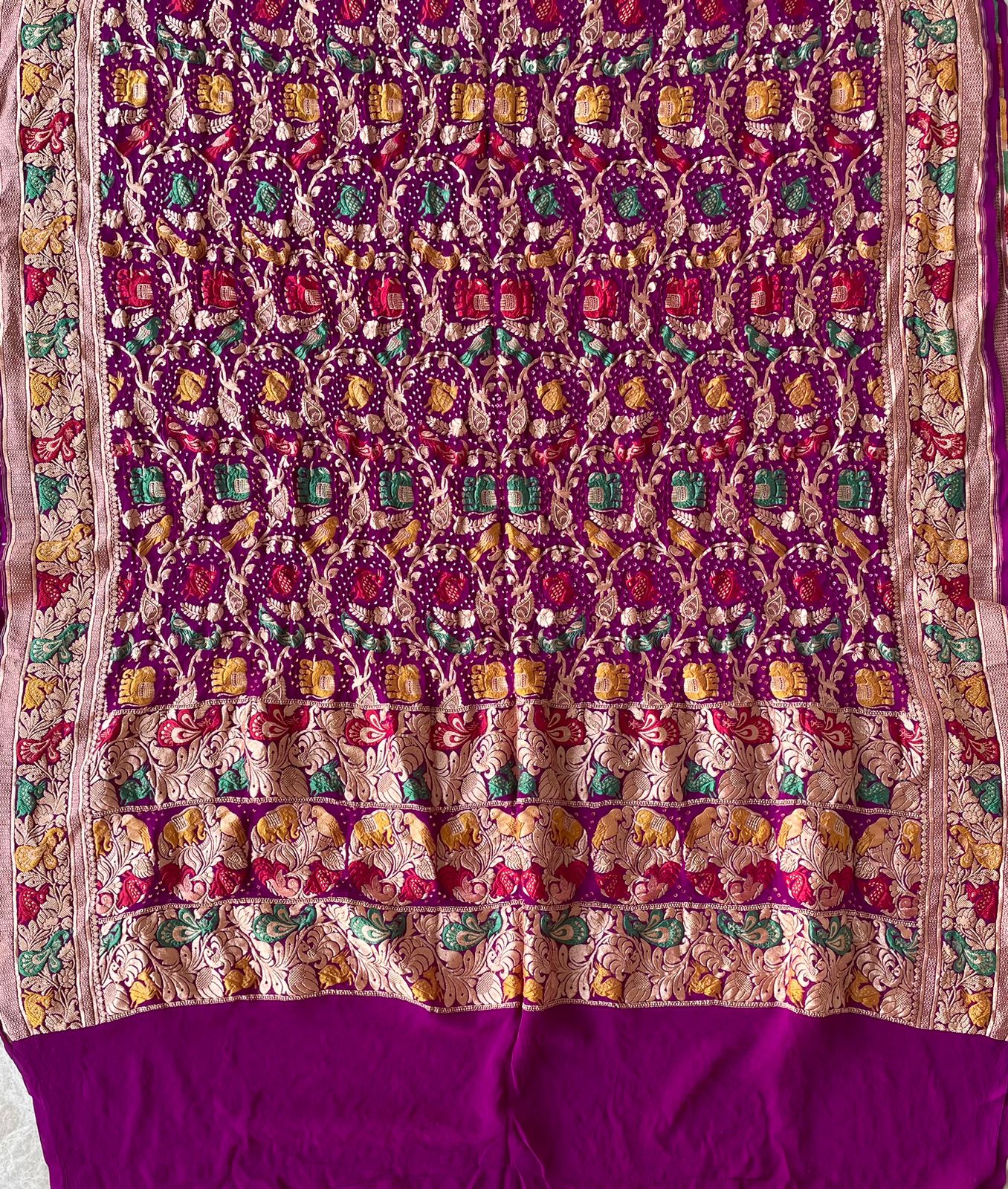 Aasha - Ray of Hope Meenakari Motif Dupatta