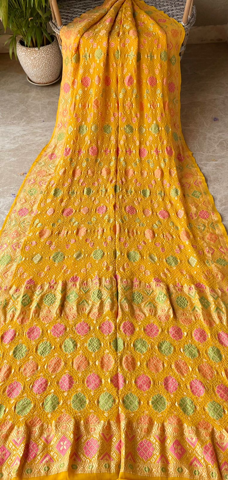 Nirjara - A Warrior Meenakari Saree