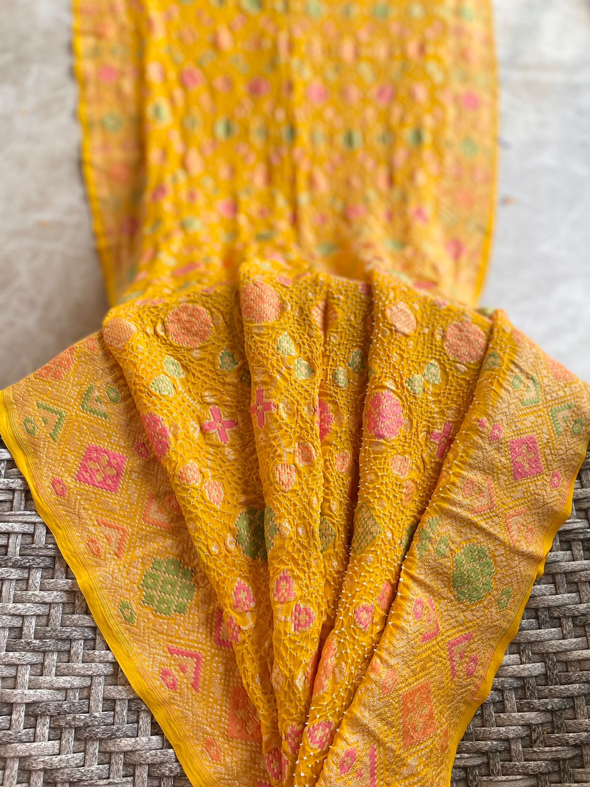 Nirjara - A Warrior Meenakari Saree