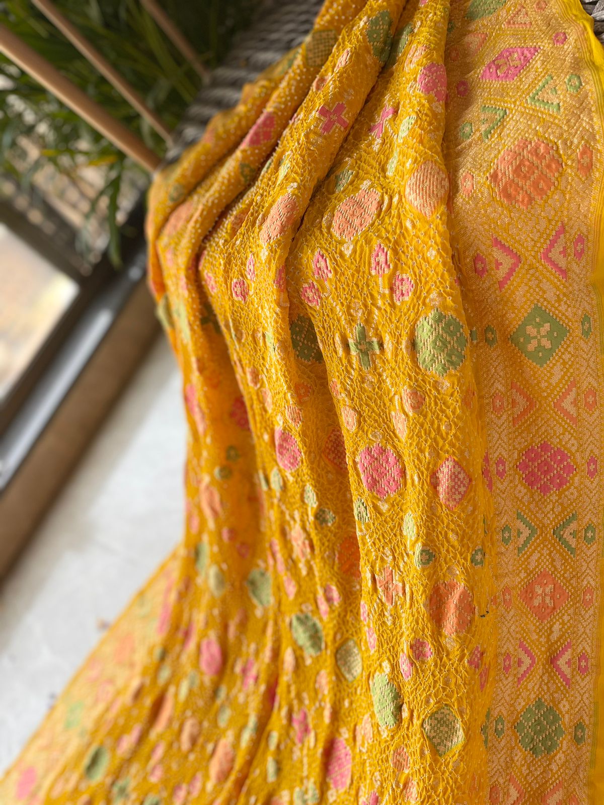 Nirjara - A Warrior Meenakari Saree