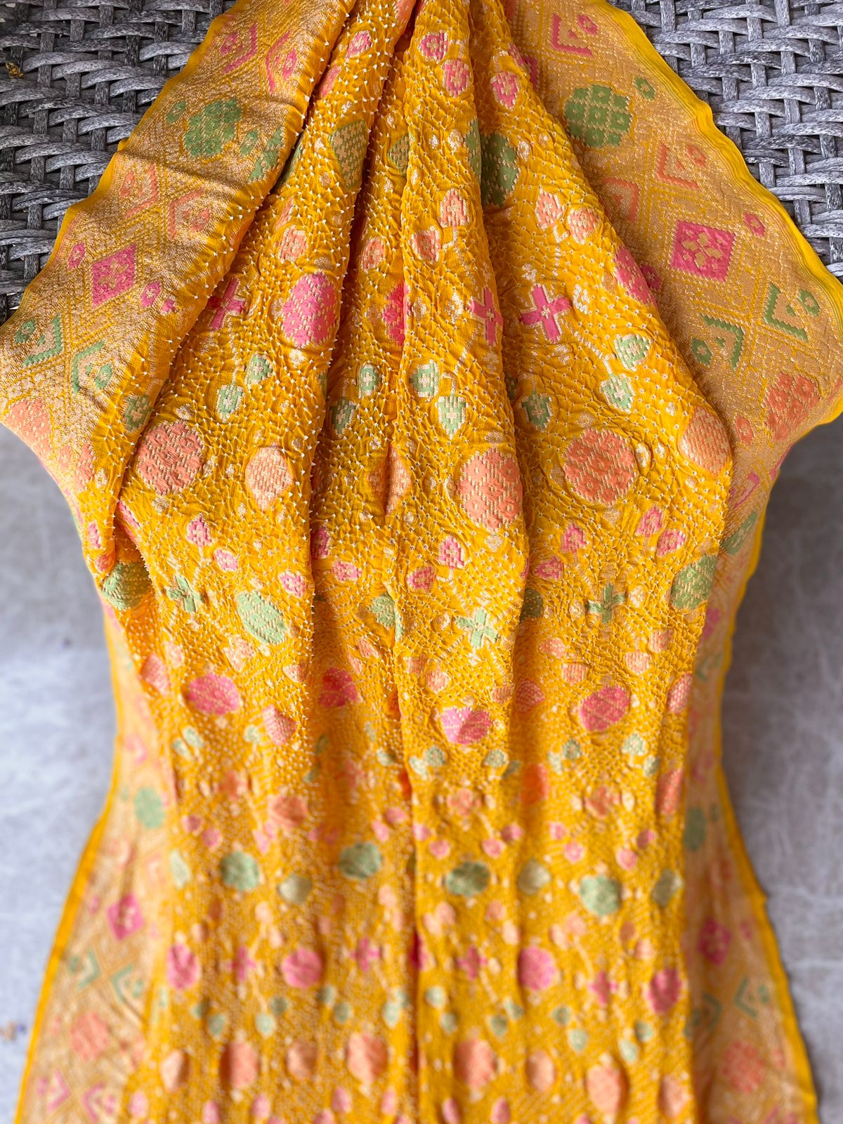 Nirjara - A Warrior Meenakari Saree
