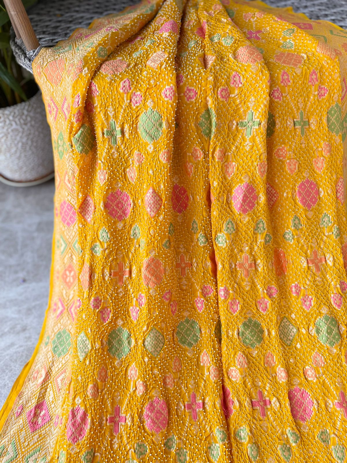 Nirjara - A Warrior Meenakari Saree