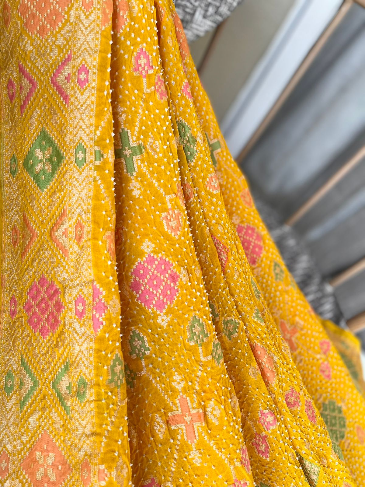 Nirjara - A Warrior Meenakari Saree
