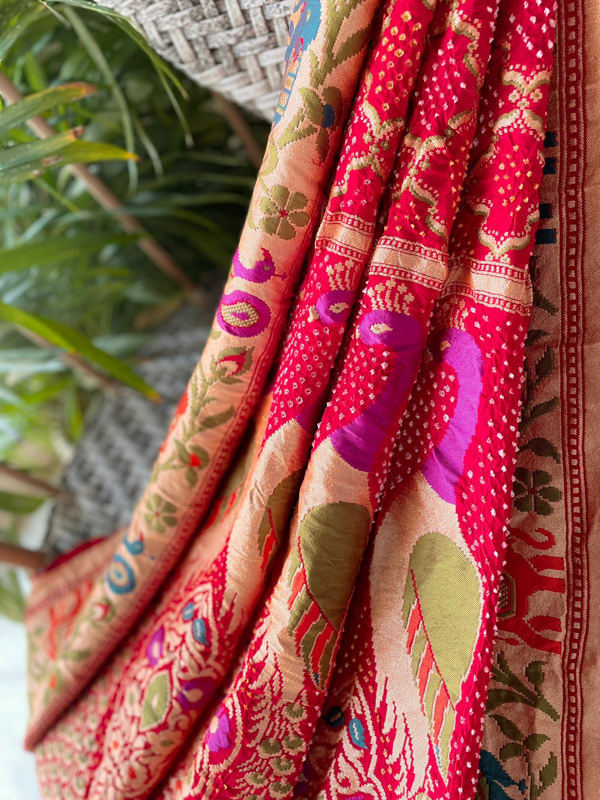 Ananya - Unique Meenakari Motif Dupatta