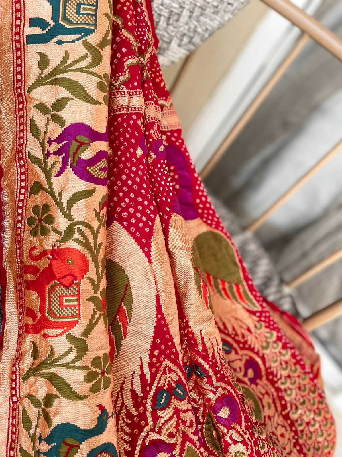 Ananya - Unique Meenakari Motif Dupatta