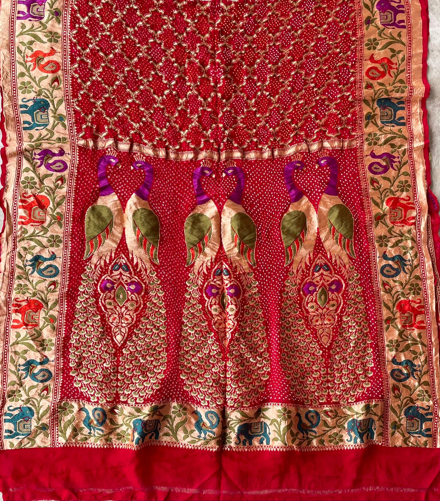 Ananya - Unique Meenakari Motif Dupatta