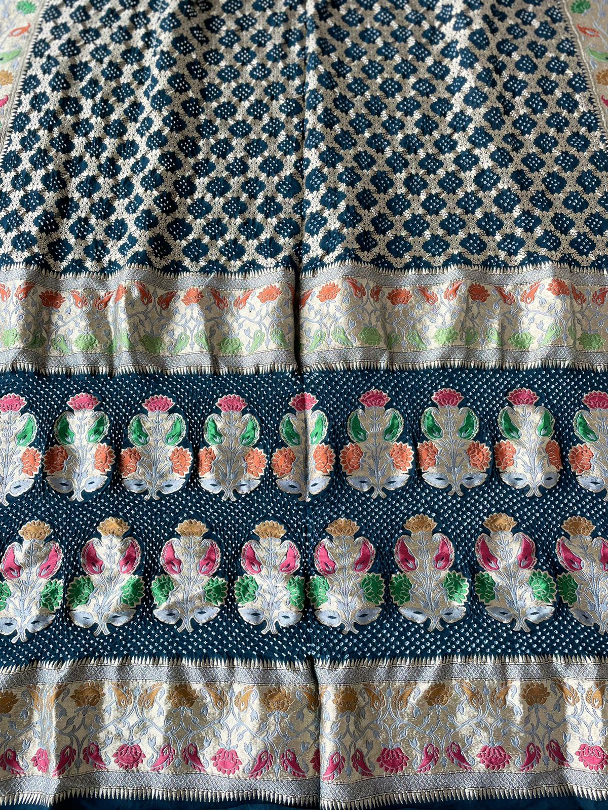 Mehr - Graceful Blessings Meenakari Motif Saree