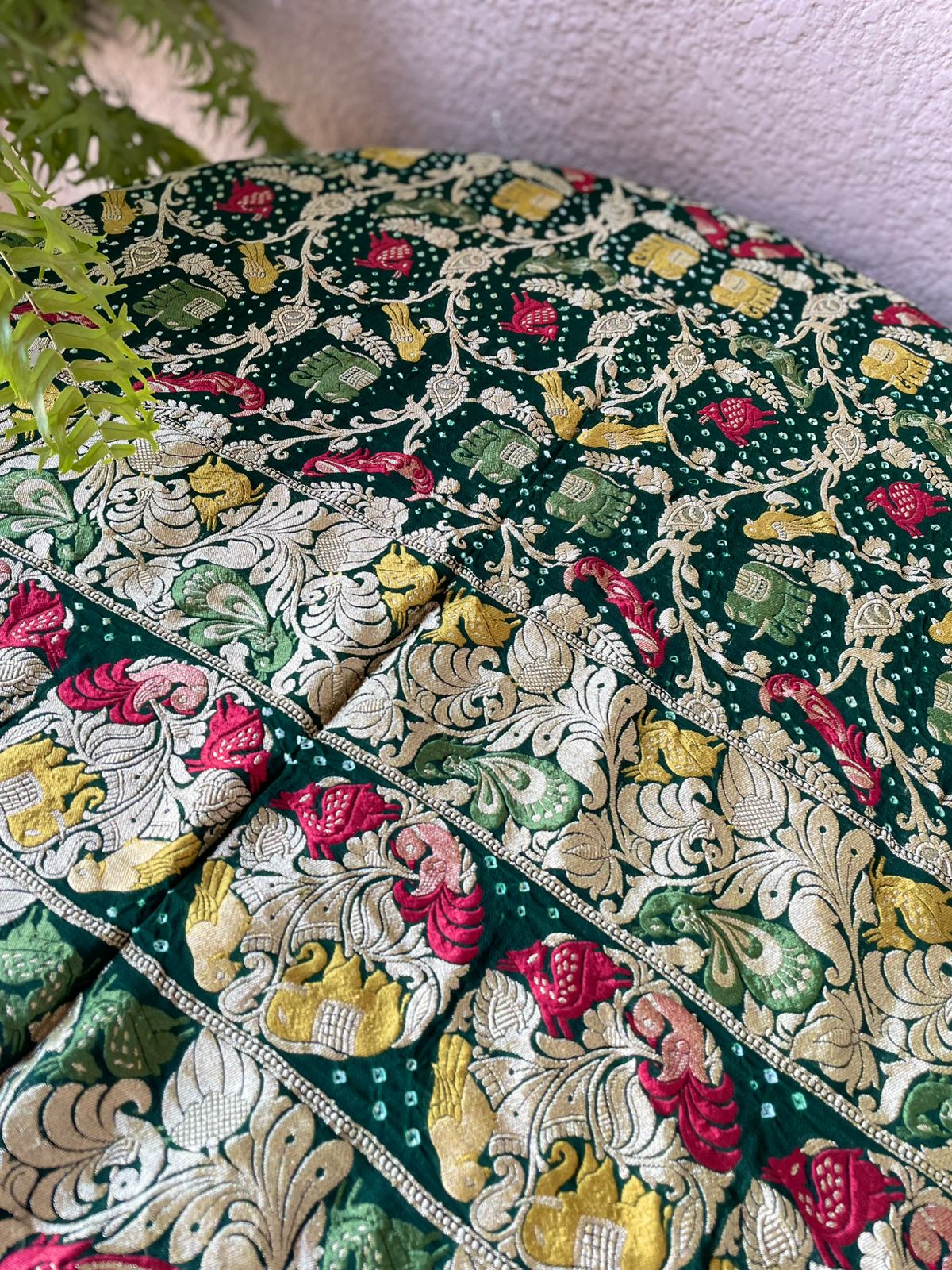 Vaidehi - Goddess Sita Meenakari Motif Dupatta
