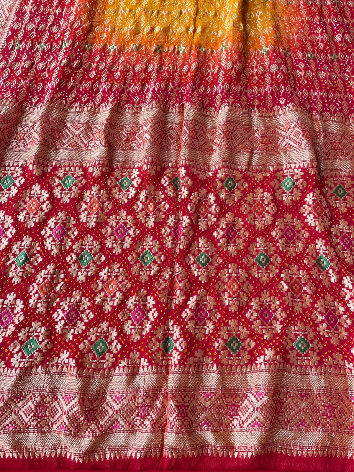 Anusha - Beautiful morning Meenakari Saree