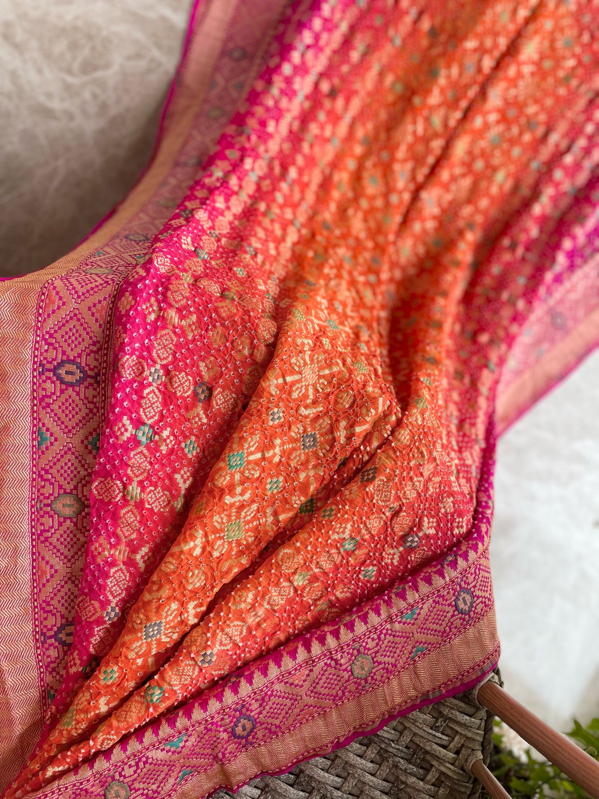 Avika - Bright as Sun Meenakari Saree