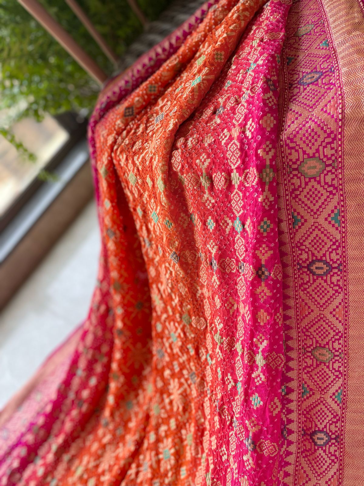 Avika - Bright as Sun Meenakari Saree