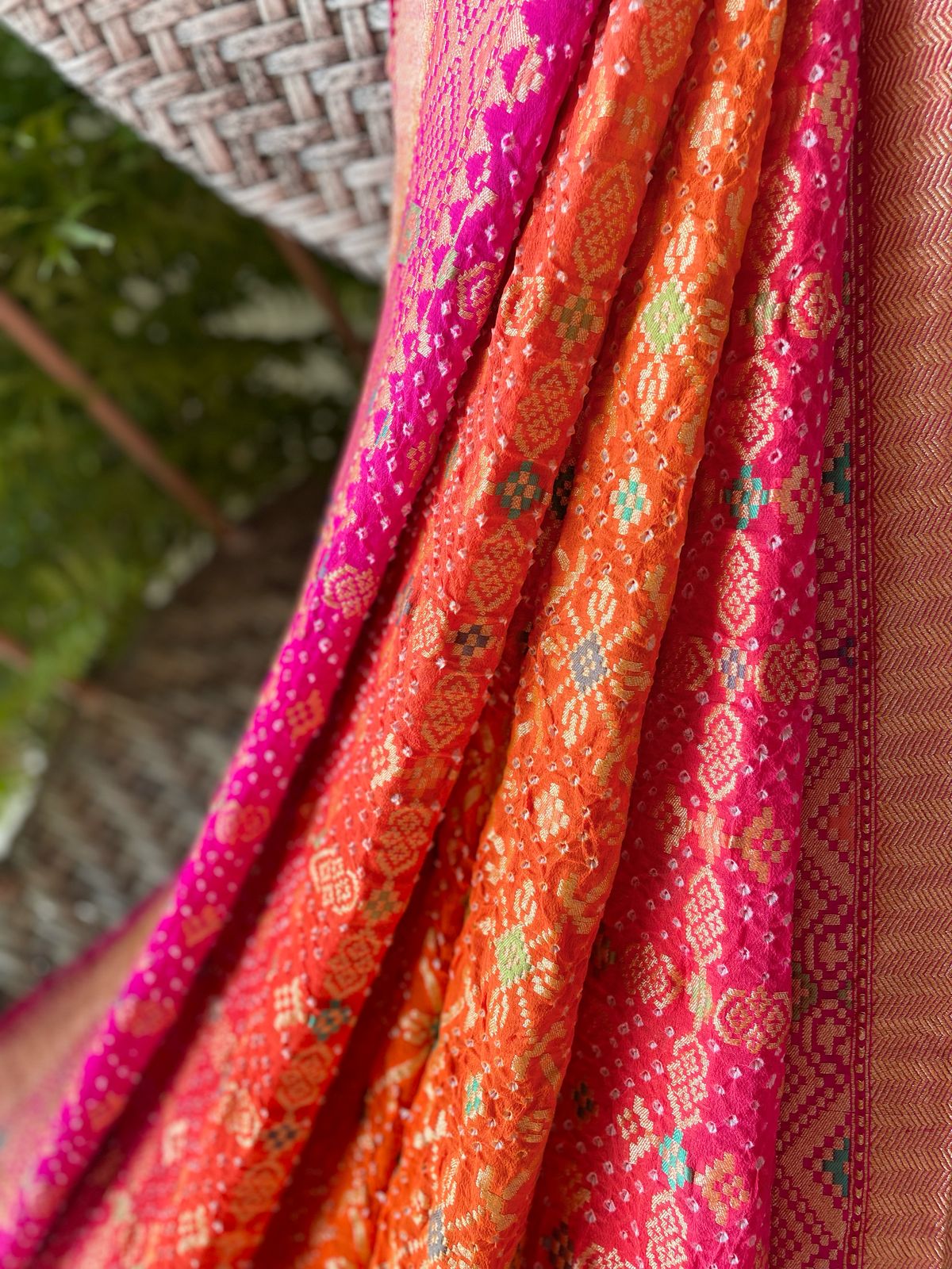 Avika - Bright as Sun Meenakari Saree