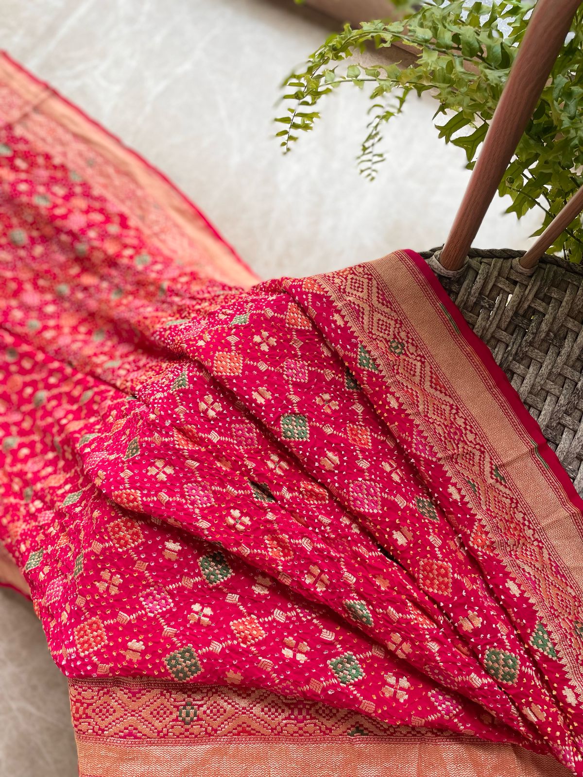 Adya - Unequalled Meenakari Saree
