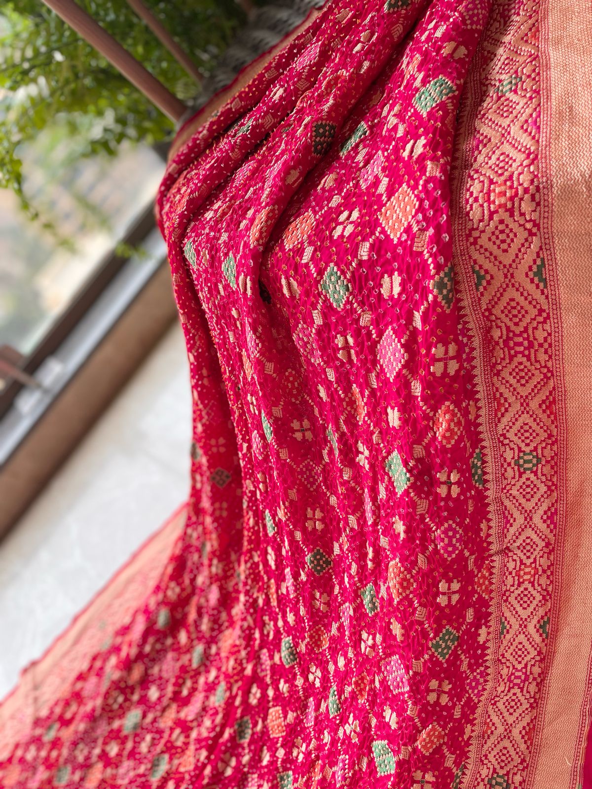 Adya - Unequalled Meenakari Saree