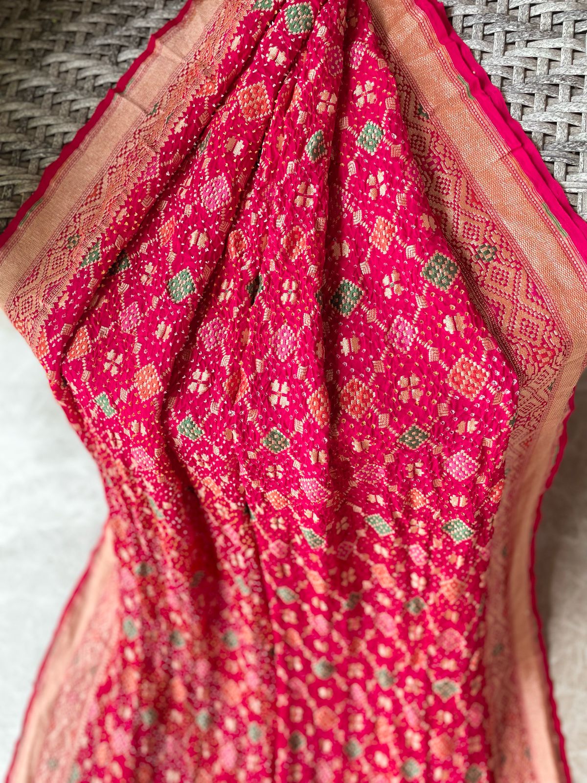 Adya - Unequalled Meenakari Saree
