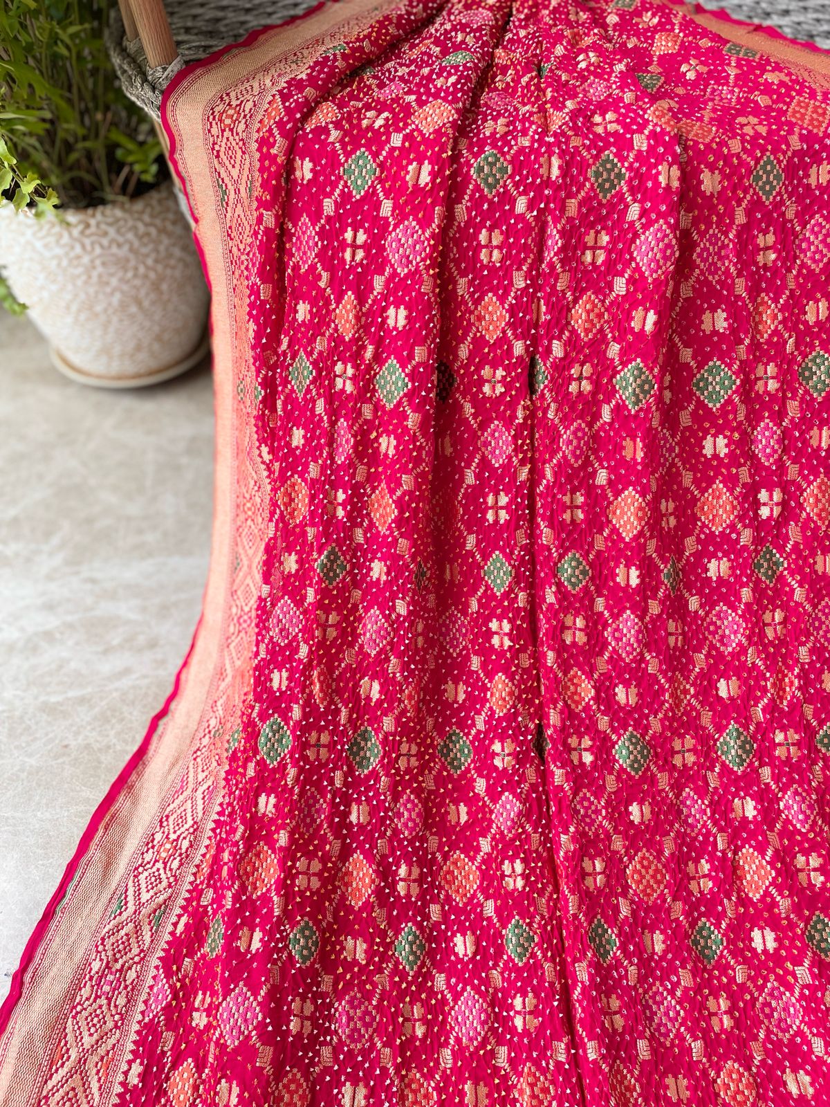 Adya - Unequalled Meenakari Saree