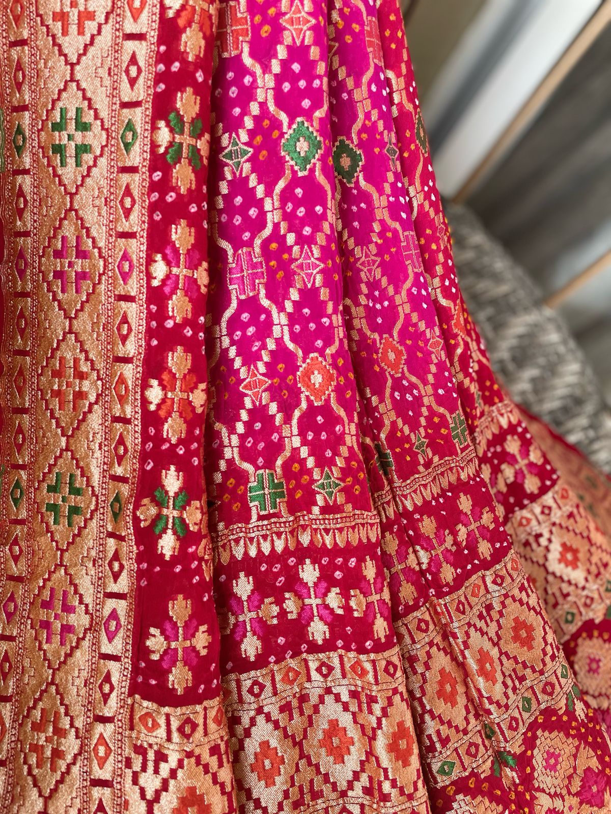 Padmini - Lotus Plant Meenakari Dupatta