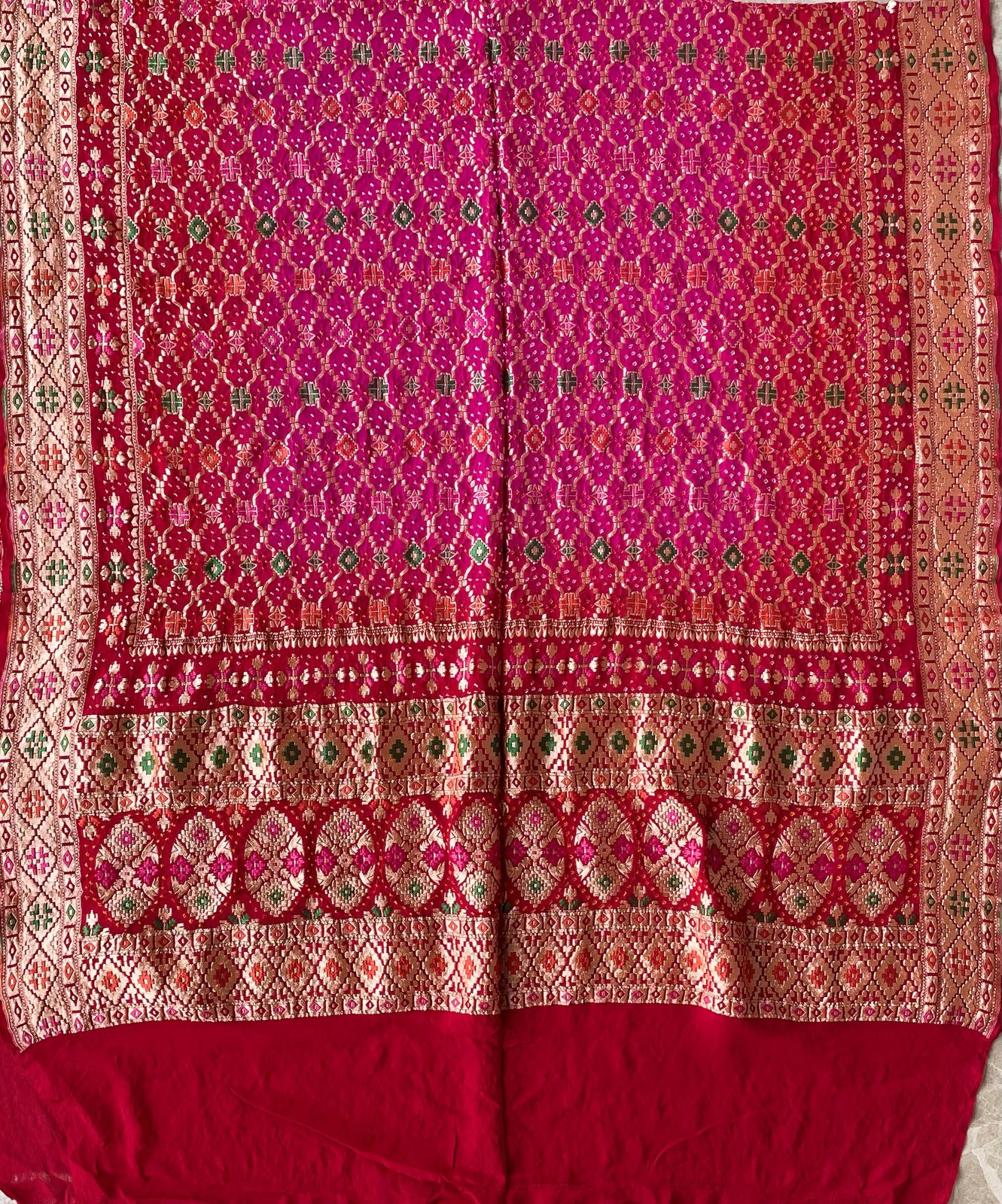 Padmini - Lotus Plant Meenakari Dupatta
