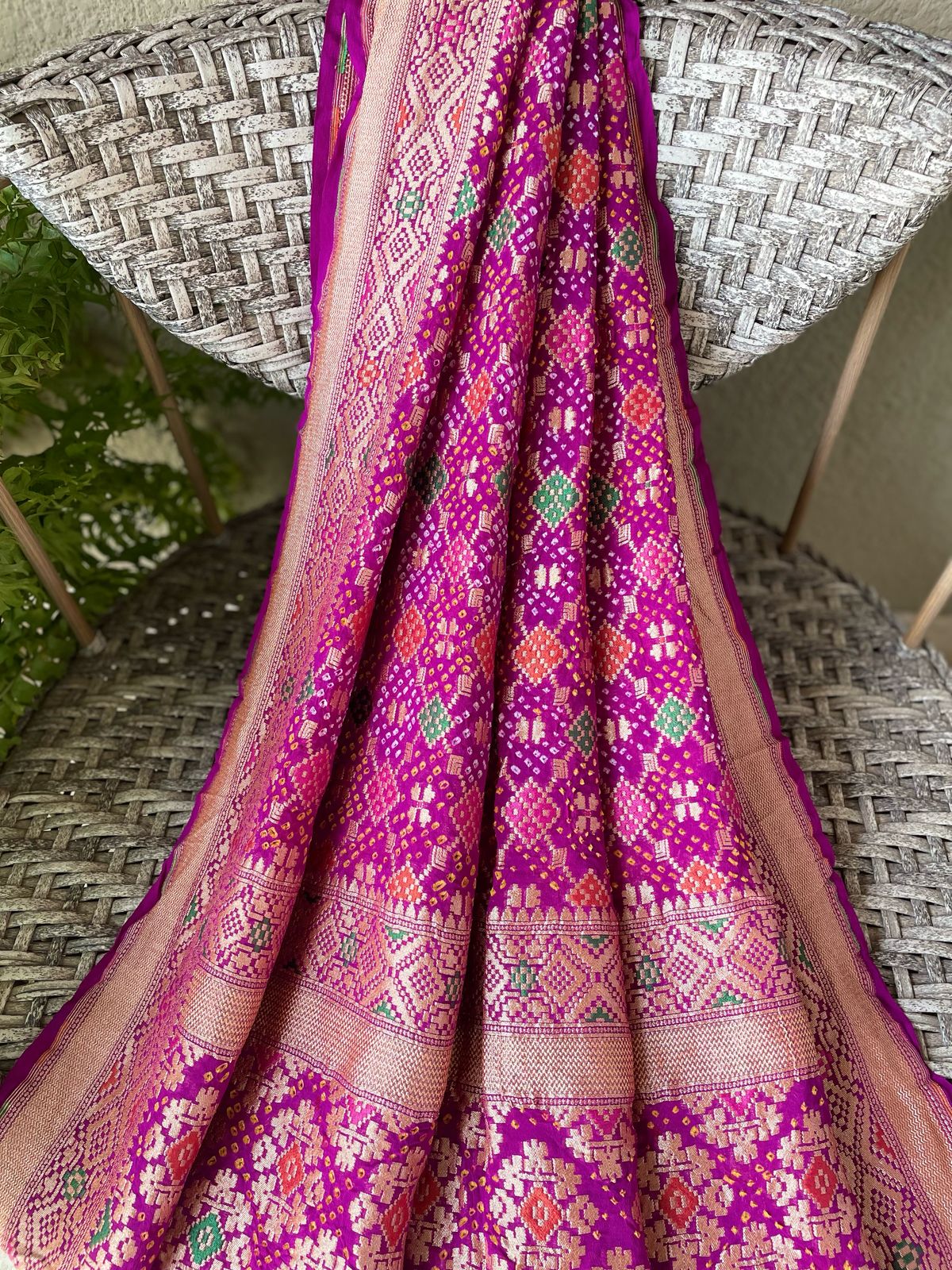 Samriddhi - Great prosperity Meenakari Dupatta