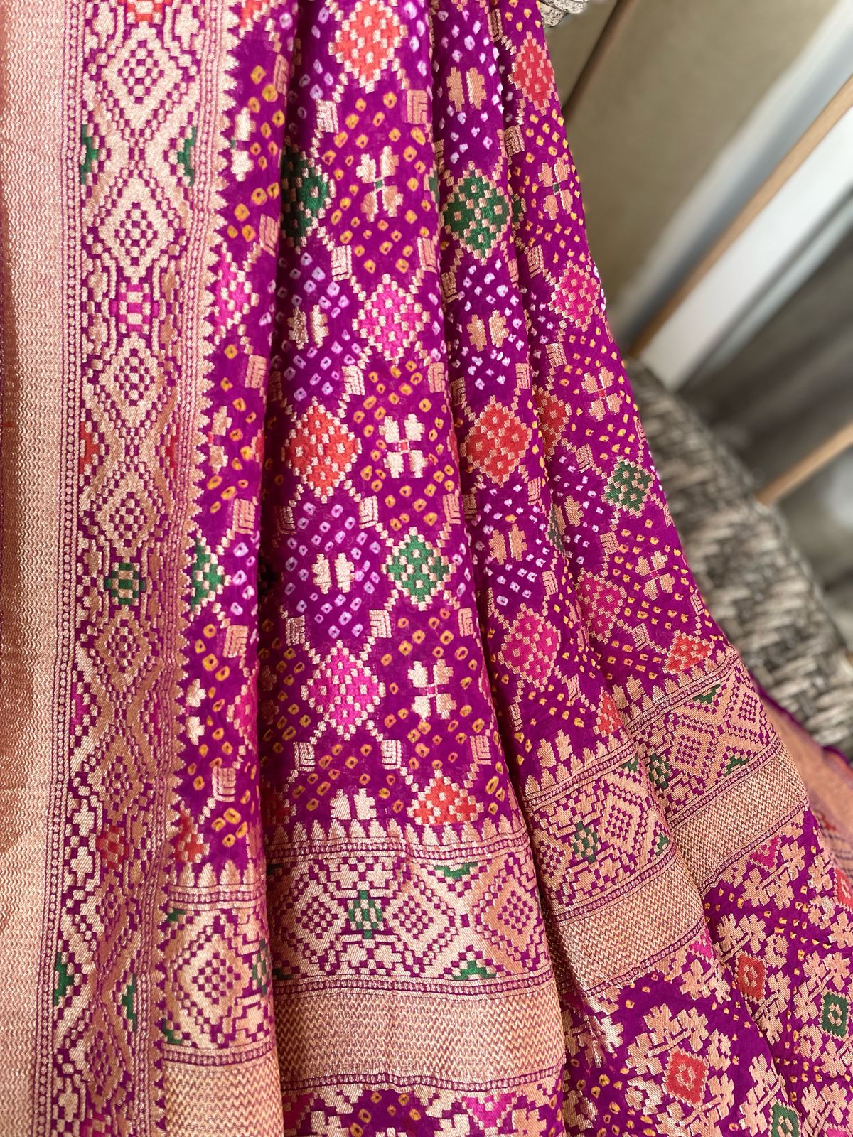 Samriddhi - Great prosperity Meenakari Dupatta