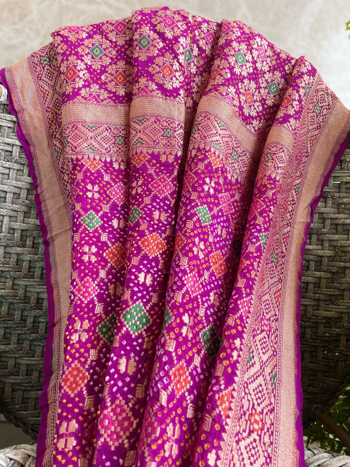 Samriddhi - Great prosperity Meenakari Dupatta