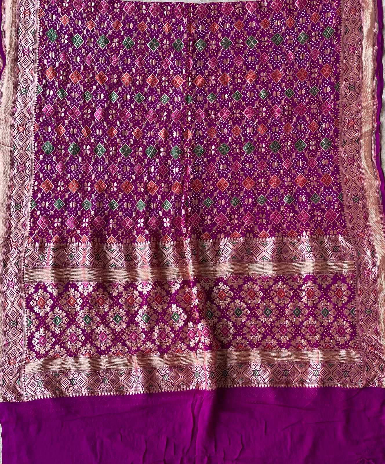 Samriddhi - Great prosperity Meenakari Dupatta