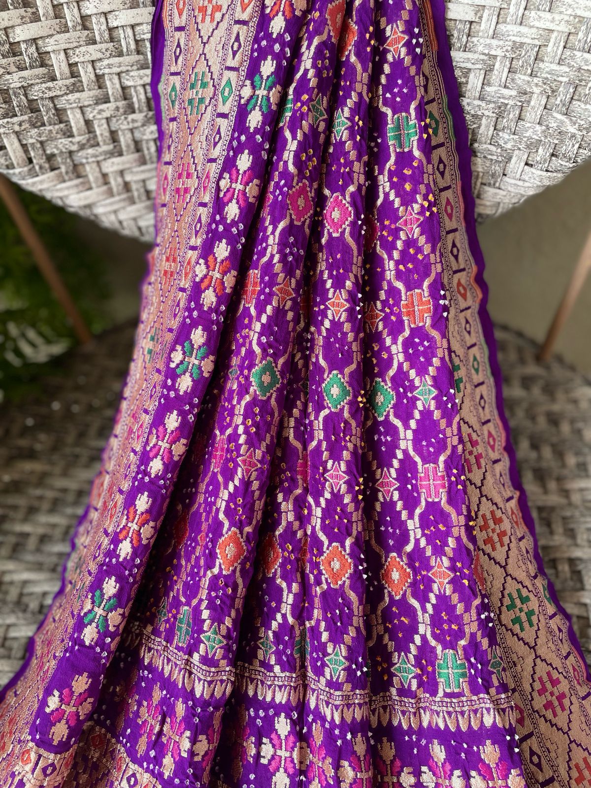 Jagruti - Awakening Meenakari Dupatta