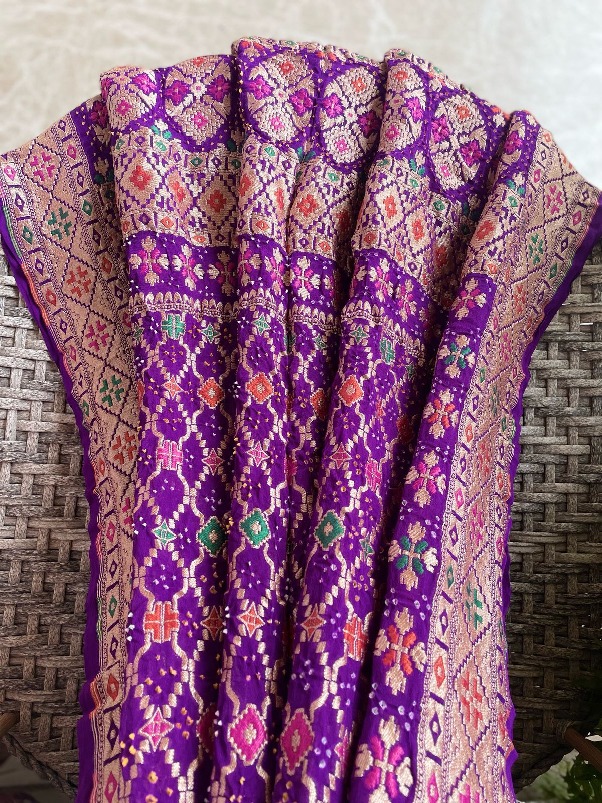Jagruti - Awakening Meenakari Dupatta