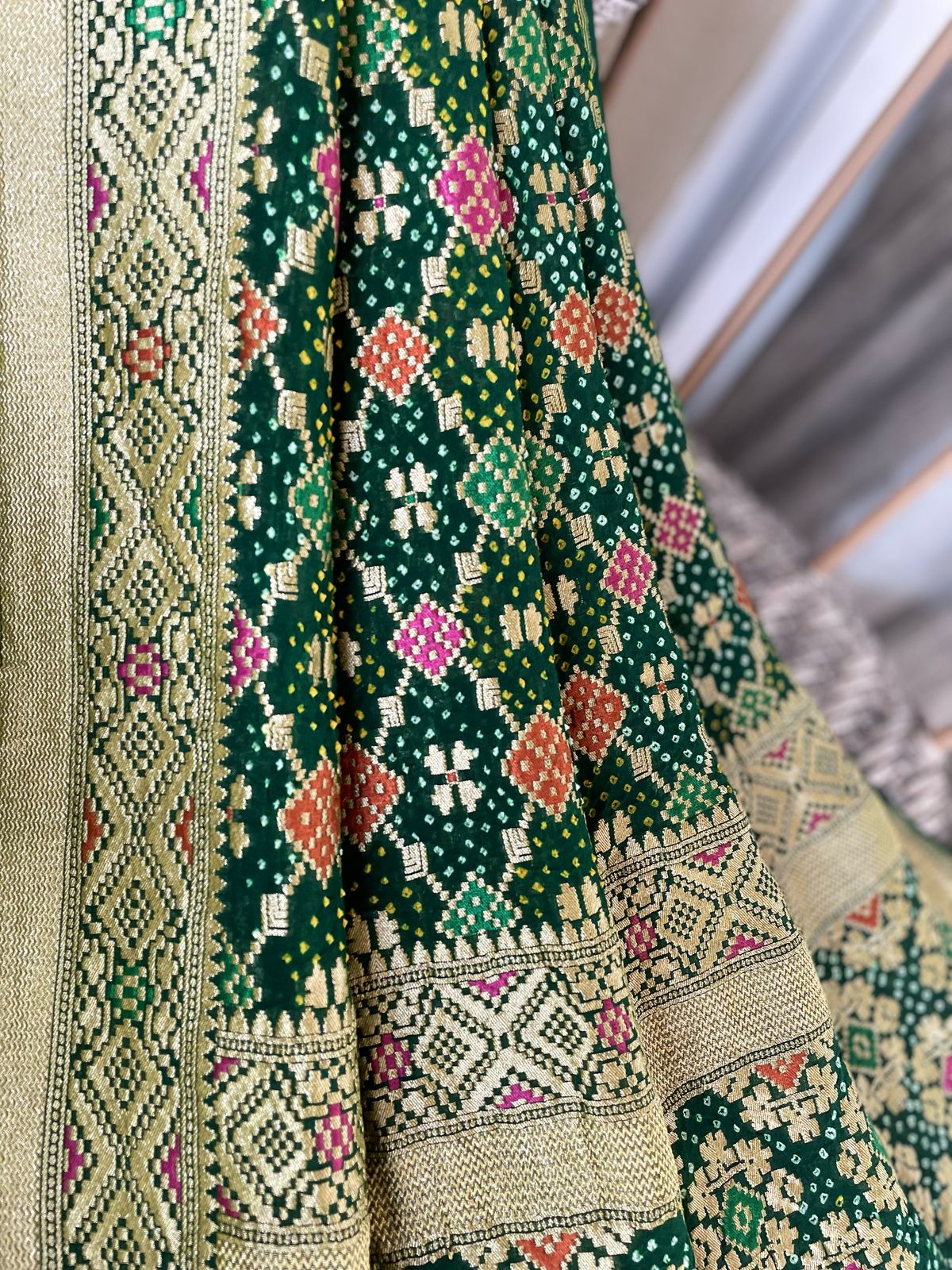 Sukriti - Auspiciousness Meenakari Dupatta