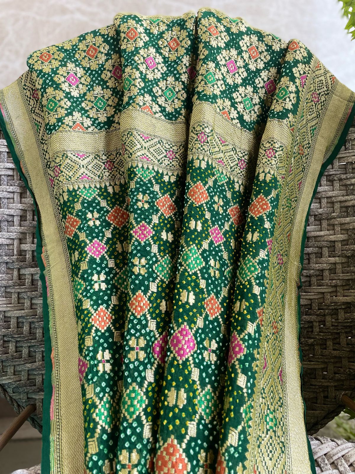 Sukriti - Auspiciousness Meenakari Dupatta