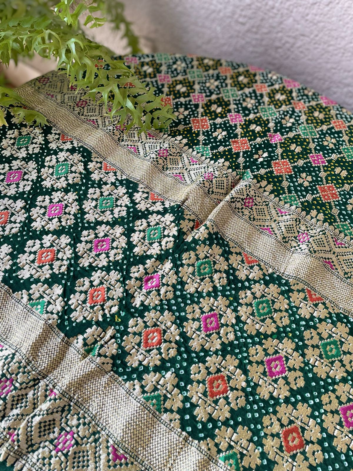 Sukriti - Auspiciousness Meenakari Dupatta